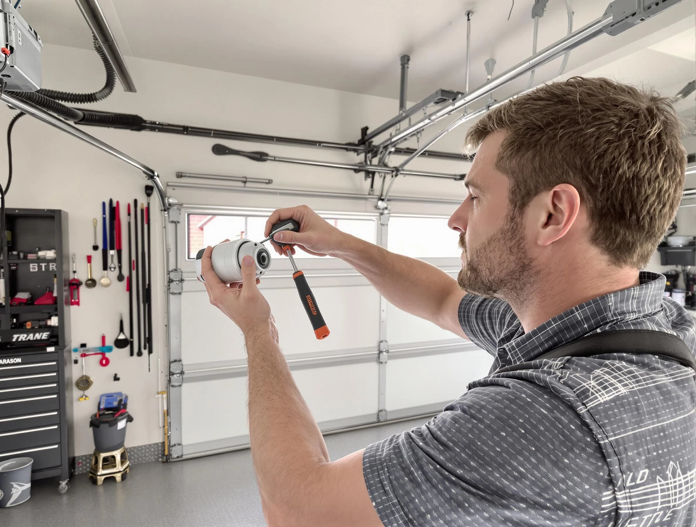 Garage door opener repair service by Midfield Garage Door Repair in Midfield