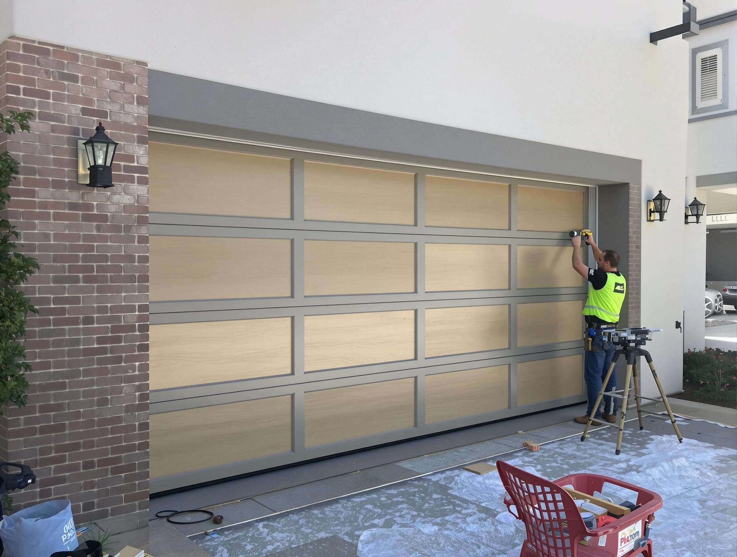 Garage door replacement service by Midfield Garage Door Repair in Midfield
