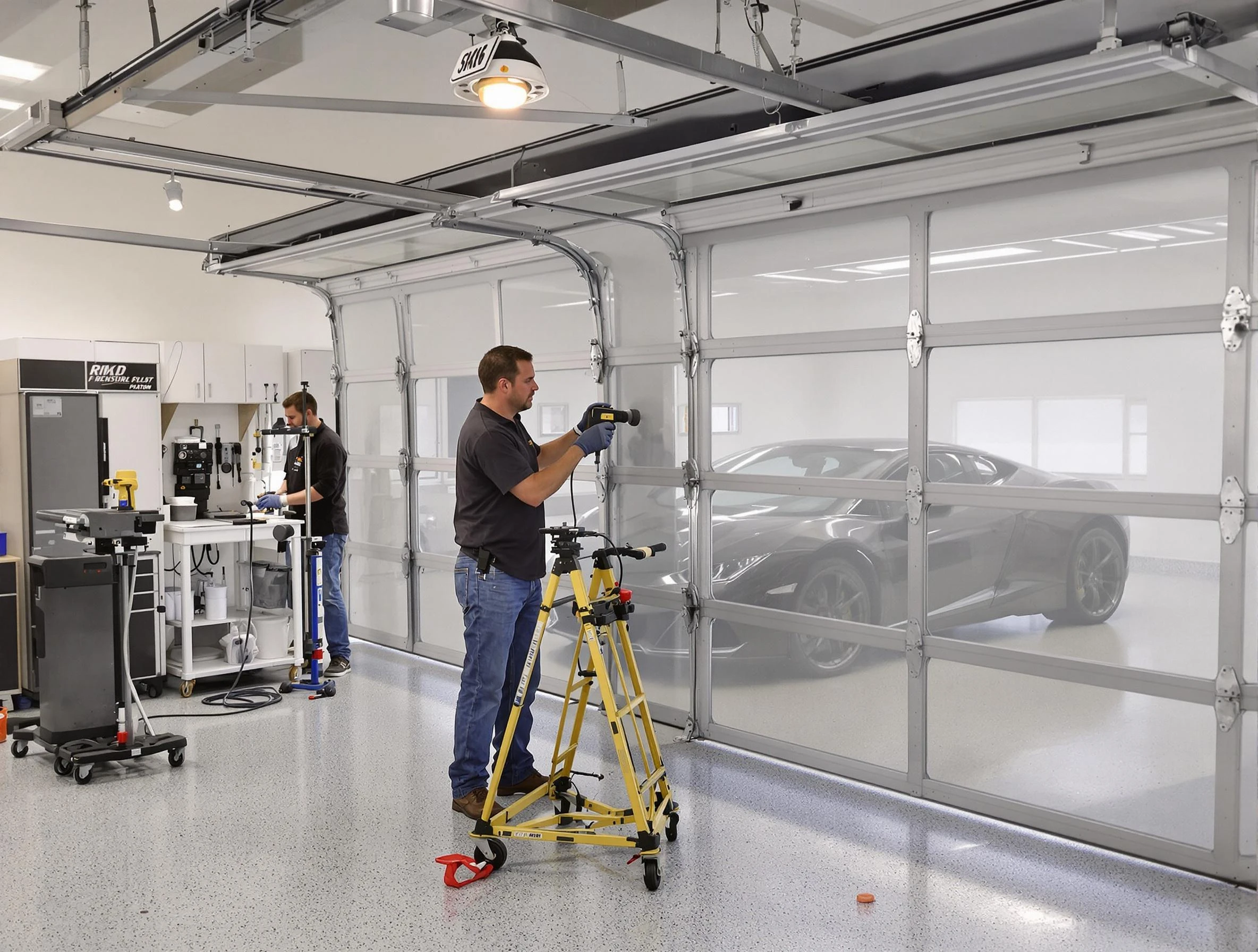 Garage Door Dents Repair in Midfield