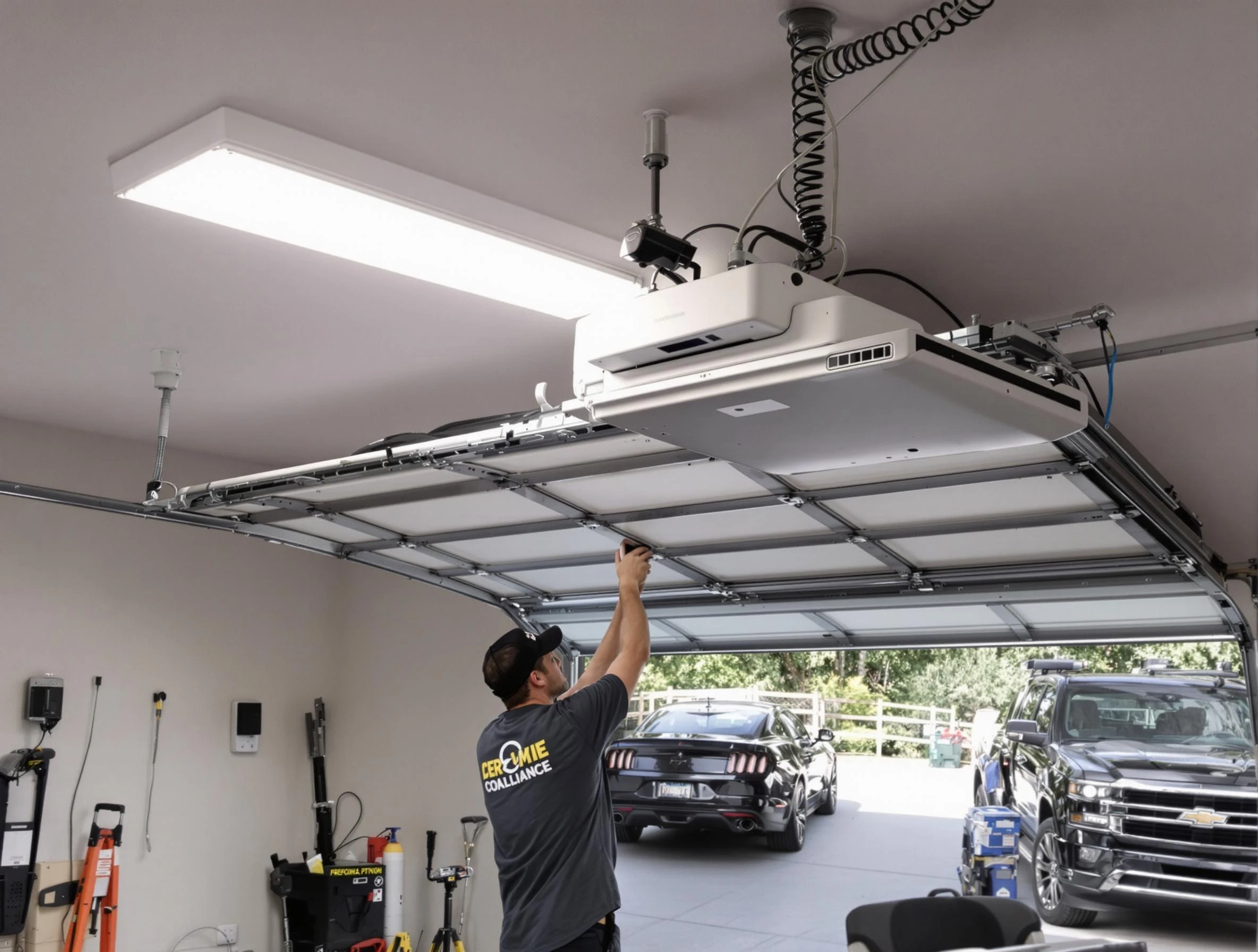 Garage Door Opener Installation in Midfield