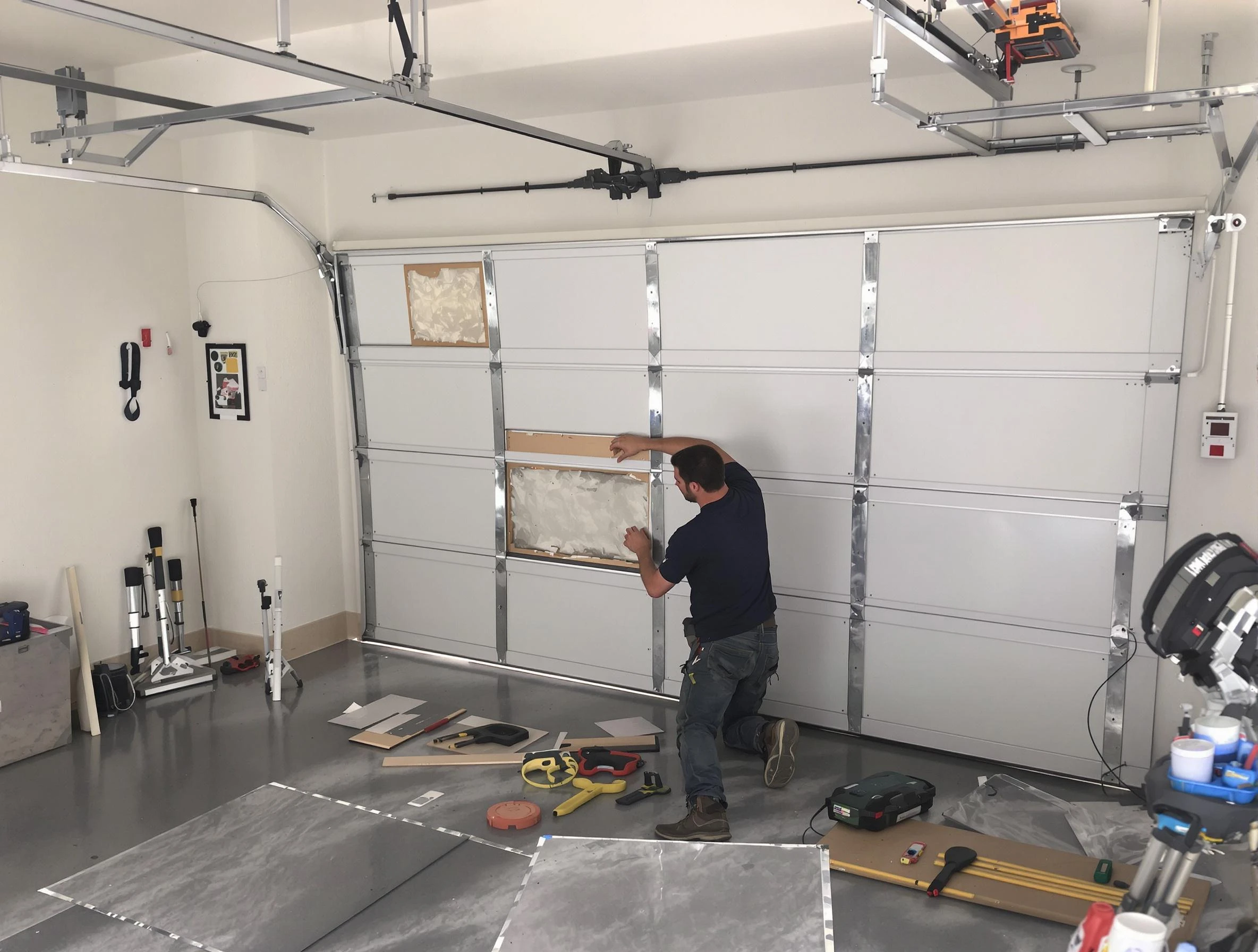 Garage Door Panel Repair in Midfield