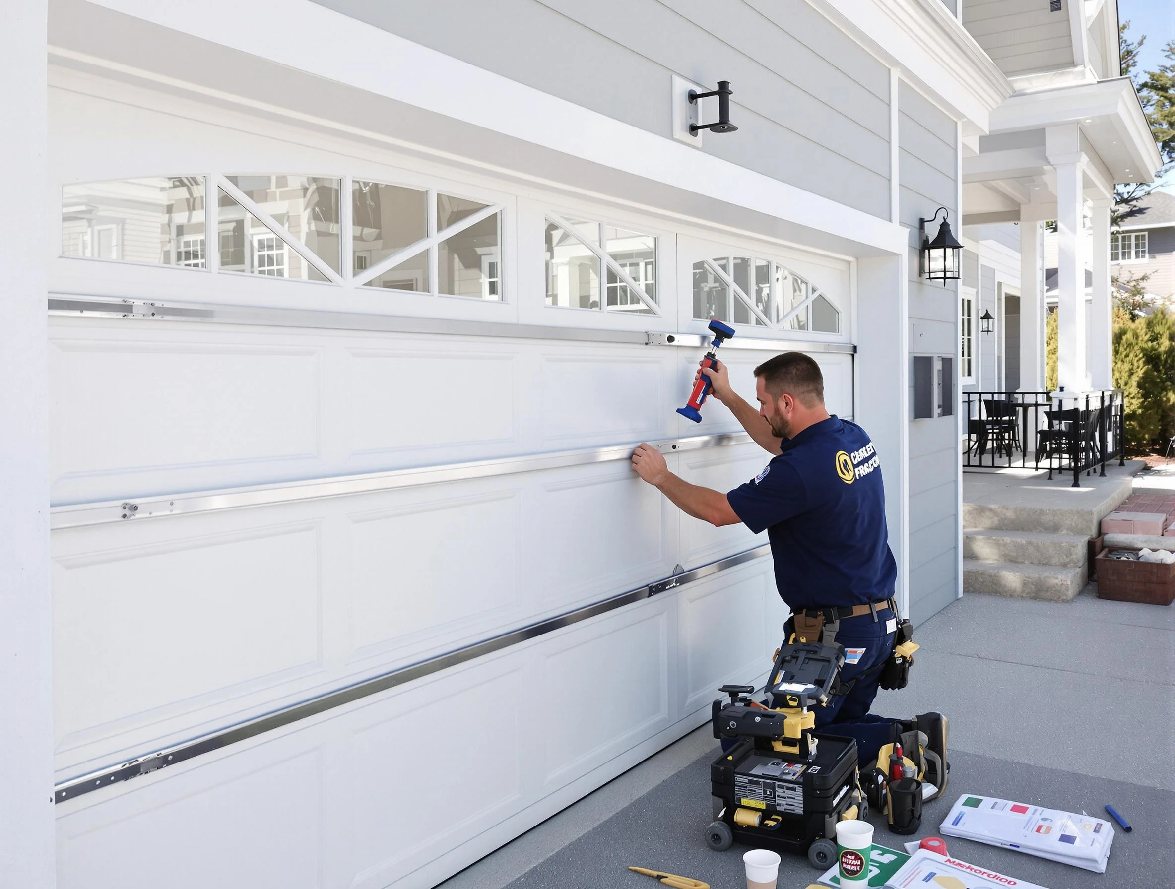 Professional garage door installation by Midfield Garage Door Repair in Midfield